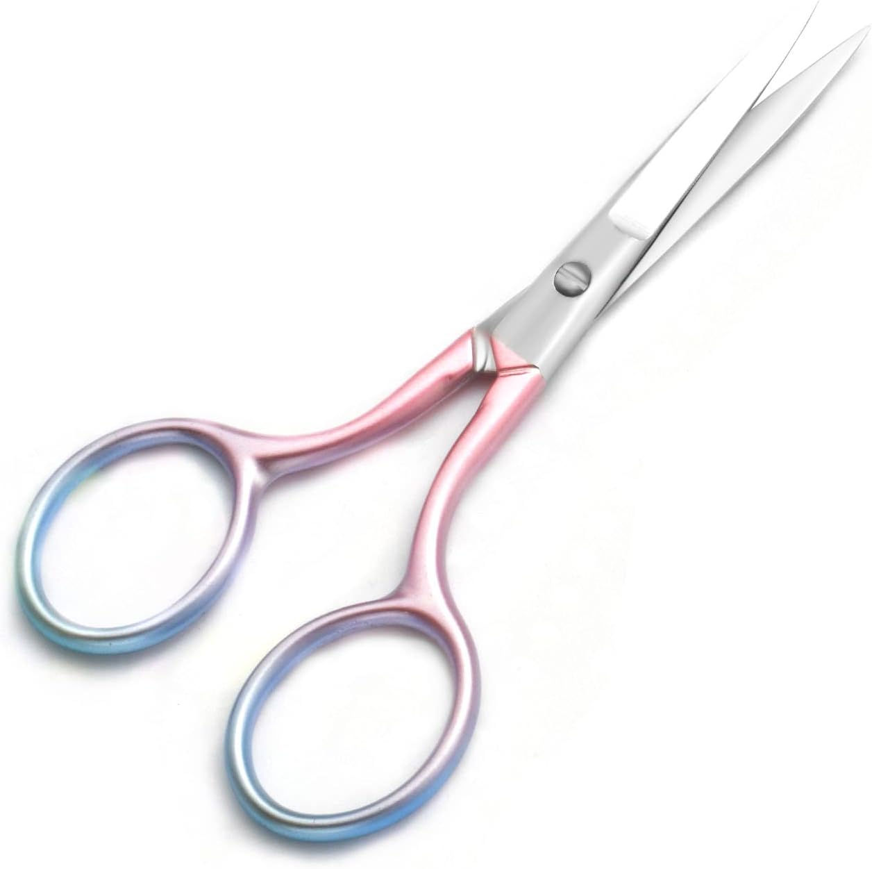 Multicolor Professional Grooming Scissors for Personal Care Facial Hair Removal and Eyelash Trimming Stainless Steel