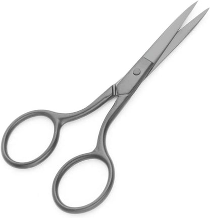 Professional Grooming Scissors for Personal Care Facial Hair Removal and Eyelash Trimming Stainless Steel