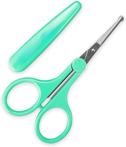 Eyelash Scissors, Small Scissors for Facial, Nose, Eyebrow, and Beard Hair Trimming & Grooming
