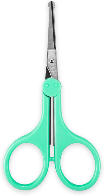 Eyelash Scissors, Small Scissors for Facial, Nose, Eyebrow, and Beard Hair Trimming & Grooming