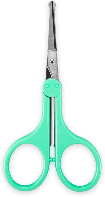 Eyelash Scissors, Small Scissors for Facial, Nose, Eyebrow, and Beard Hair Trimming & Grooming