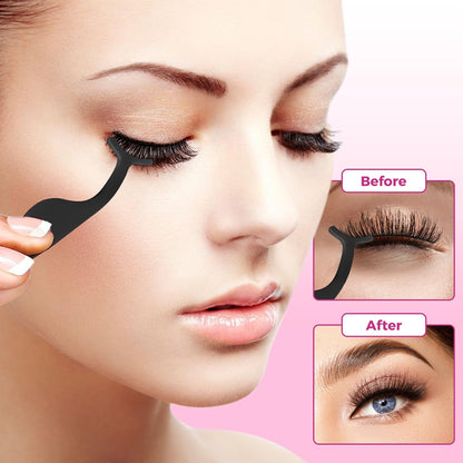 Professional Bite Instruments Eyelash Applicator Tool | Precision False Lash Curler & Clip