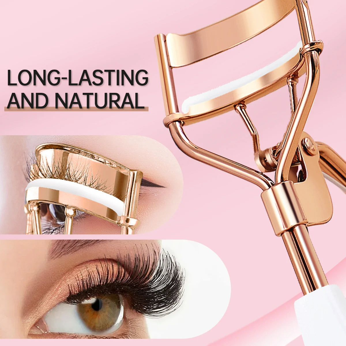 Bite Instruments Eyelash Curler & Lashes Lifter with White Silicon Pads Professional Makeup Tool