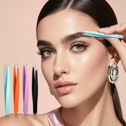 Professional Tweezer Set  Precision Tweezers For Facial Hair, Eyebrow Tweezer Stainless Steel