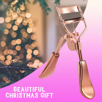 Bite Instruments Premium Bronze Eyelash Curler with 2 Advanced Silicone Refill Pads & Fits All Eye Shapes