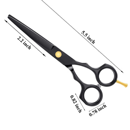 Bite Instruments Professional Hair Cutting Kit 6Piece Hairdressing Shears & Scissors Set