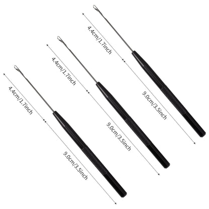 Bite Instruments Hair Extension Loop Tool & Pulling Needle – Micro Bead & Ring Threader