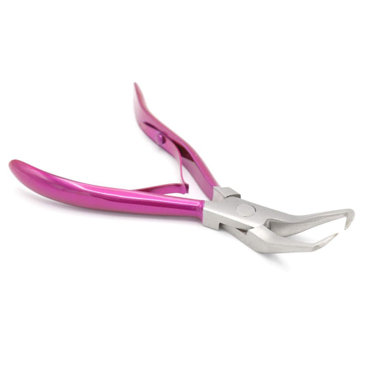 Bite Instruments Professional Hair Extension & Beading Tool Kit – Pink Coated (5 Pieces)