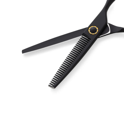 Matte Black Hairdressing Shear Set – Professional Hair Cutting Scissors