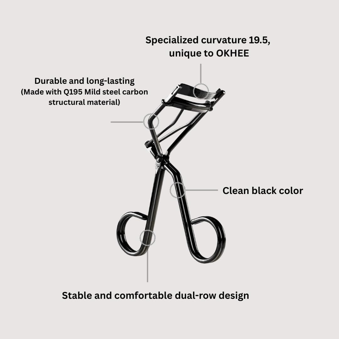 Eyelash Curler Pain-Free Curling – Professional Lash Tool Designed by Bite Instruments