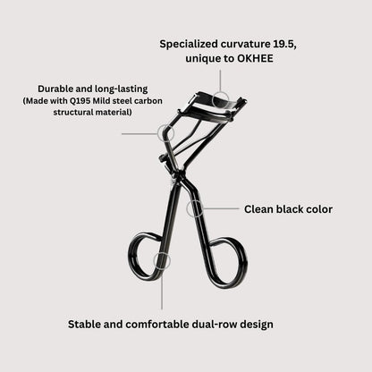 Eyelash Curler Pain-Free Curling – Professional Lash Tool Designed by Bite Instruments