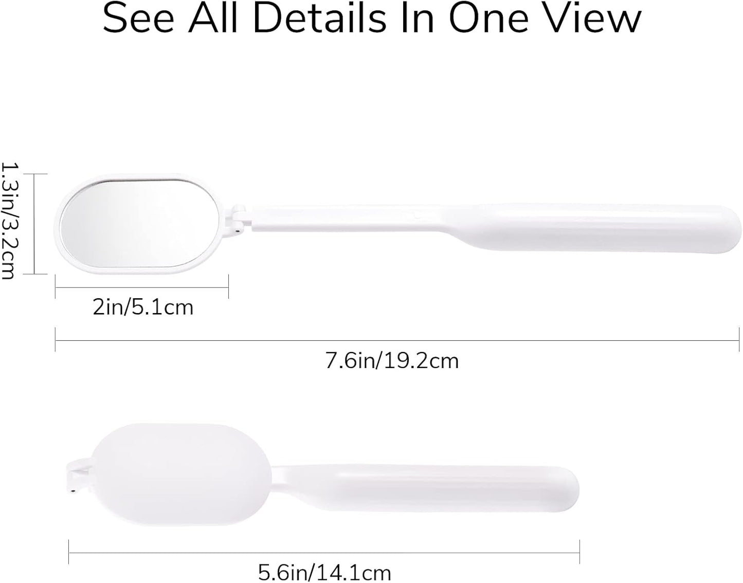 Bite Instruments Lash Mirror for Eyelash Extension Makeup Mirror