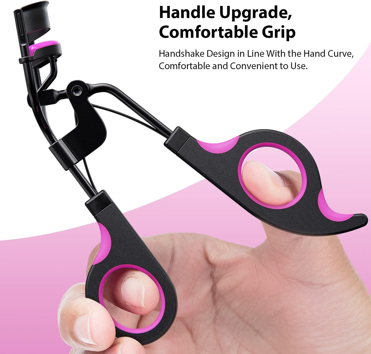 Bite Instruments Eyelash Curler with Extra Refill Pads Eyelash Tool For Makeup Artist