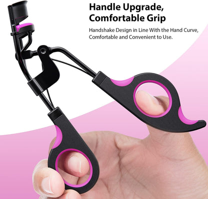 Bite Instruments Eyelash Curler with Extra Refill Pads Eyelash Tool For Makeup Artist