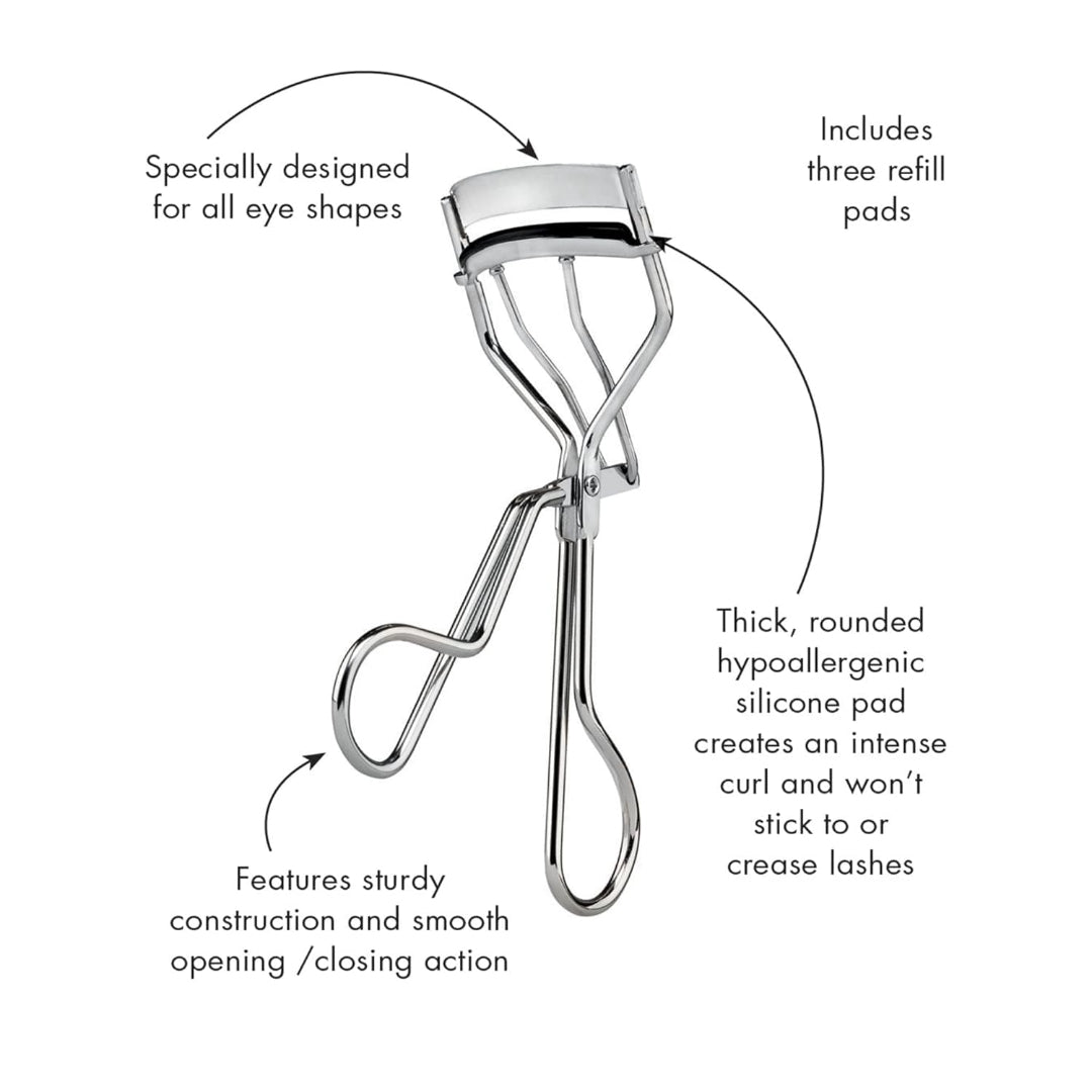 Bite Instruments |Silver Eyelash Curler - Professional Lash Lifting Tool for Eyelash Curl