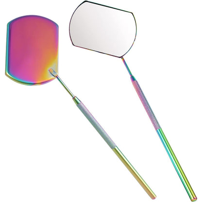 Cute Butterfly Lash Mirror for Eyelash Extensions, Stainless Steel Eyelash Makeup Mirror