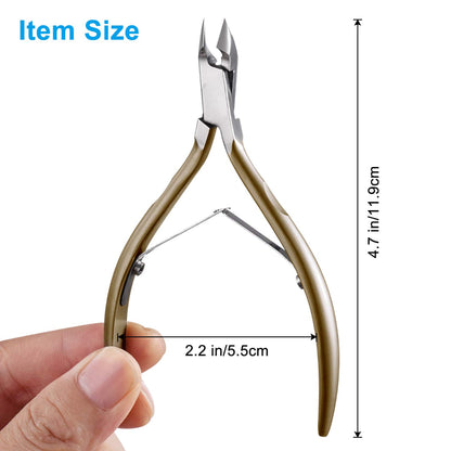 Bite Instruments Ergonomic Cuticle Cutter with Non-Slip Grip