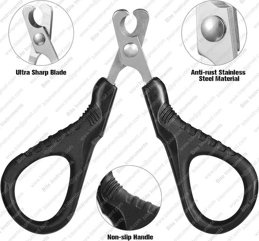 Dog & Cat Nail Clippers and Trimmers – Professional Pet Claw Cutter | Bite Instruments