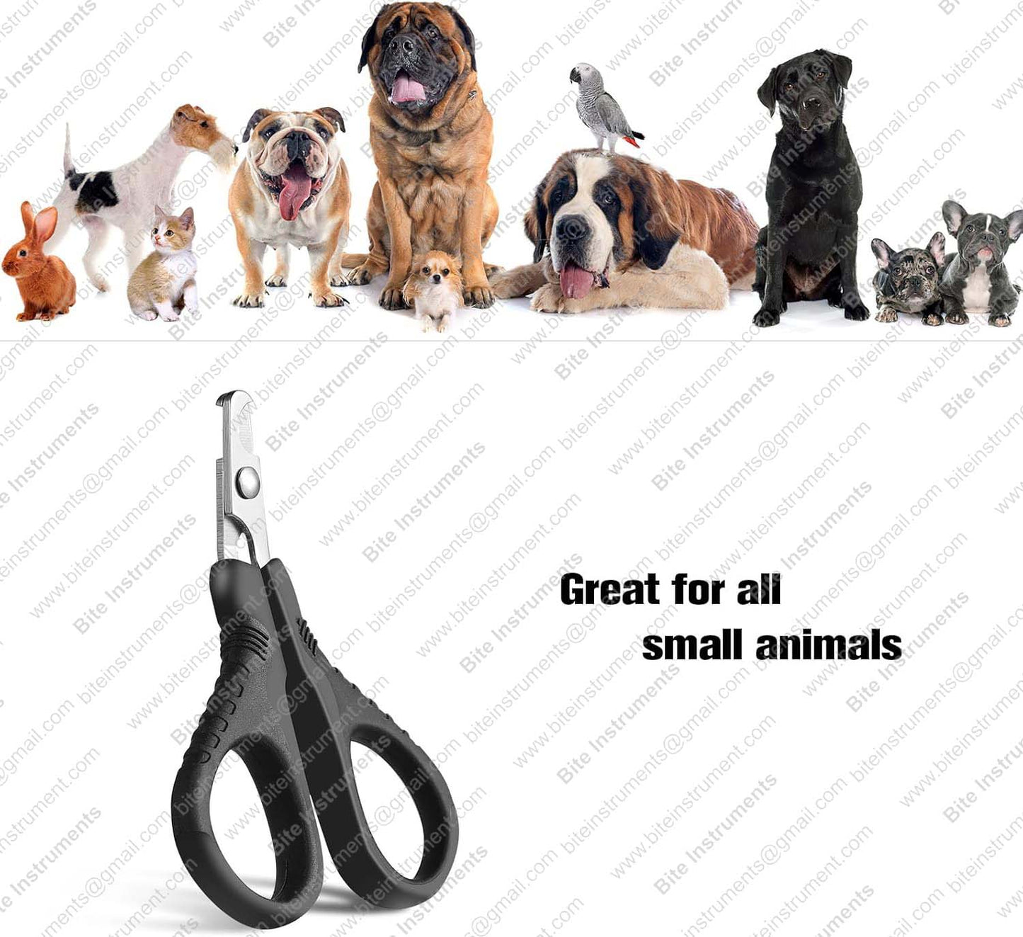 Dog & Cat Nail Clippers and Trimmers – Professional Pet Claw Cutter | Bite Instruments