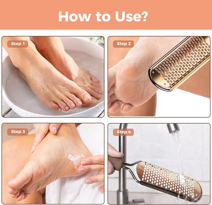 Bite Instruments Foot File – Callus Remover Pedicure Tool for Smooth Feet