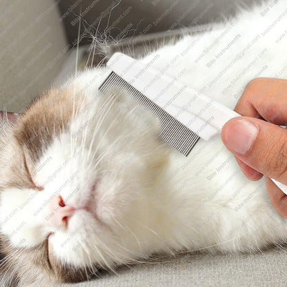Dog Grooming Comb with Anti-Slip Handle | Bite Instruments