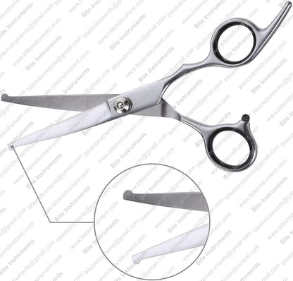 Curved Dog Grooming Scissors | Professional Pet Grooming Tools with Safe Rounded Tips – Bite Instruments