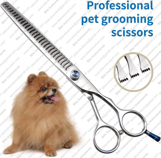 Professional 7/7.5/8 Pet Grooming Scissors Thinning Cutting Shears for Dog s/Cats Thinning