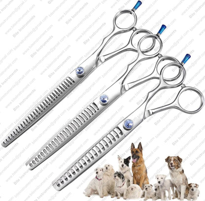 Professional 7/7.5/8 Pet Grooming Scissors Thinning Cutting Shears for Dog s/Cats Thinning