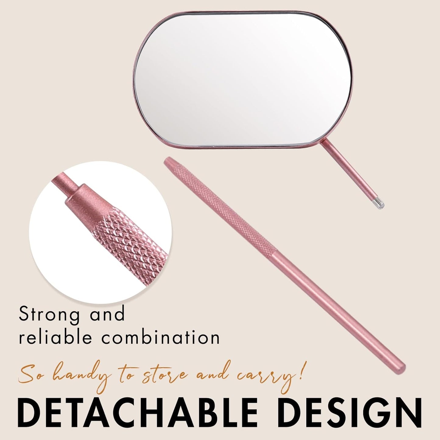 Professional Stainless Steel Lash Mirror for Eyelash Extension Makeup Mirror