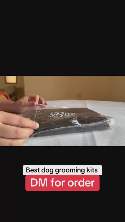 Professional Pet Grooming Scissor Kit – 7-Piece Handmade Set | Dog & Cat Grooming | Bite Instruments Sialkot Edition