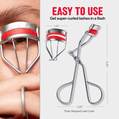 Bite Instruments Professional Eyelash Curler Long Lasting Lifted Eyelashes