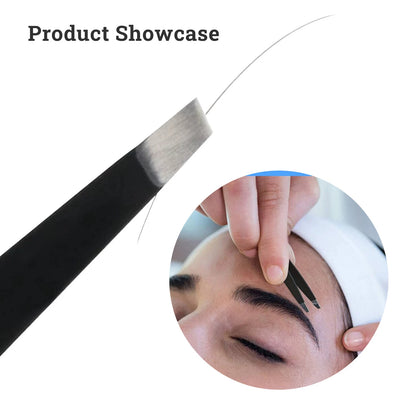 Best Quality Precision Slant Tweezers - Expert Eyebrow Shaping