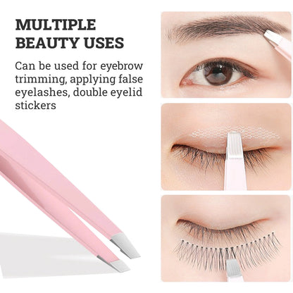 Best Quality Precision Slant Tweezers - Expert Eyebrow Shaping
