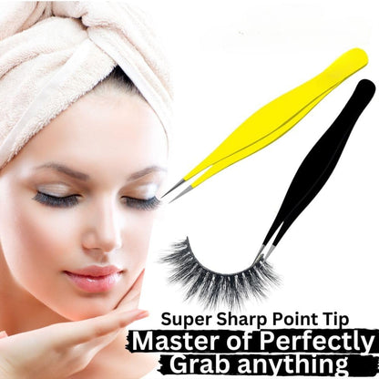 Bite Instruments Sharp Pointed Tweezers Precision Fine Point Tip Ingrown Hair Removal Kit