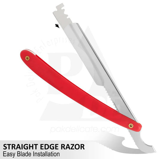 Professional Barber Razor, Premium Quality Straight Edge Razor, Moustache & Beard Shaving