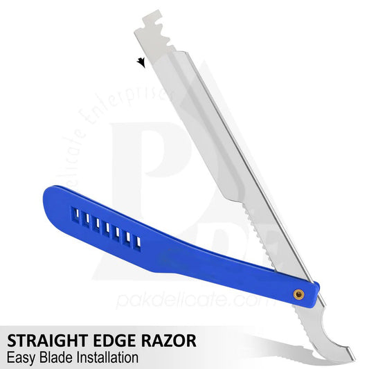 Professional Barber Razor, Premium Quality Straight Edge Razor, Moustache & Beard Shaving
