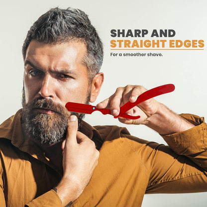 Professional Barber Straight Edge Razor for Comfortable Smooth Shave By Bite Instruments