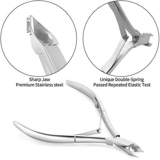 Silver Cuticle Nipper & Pusher Set | Bite Instruments