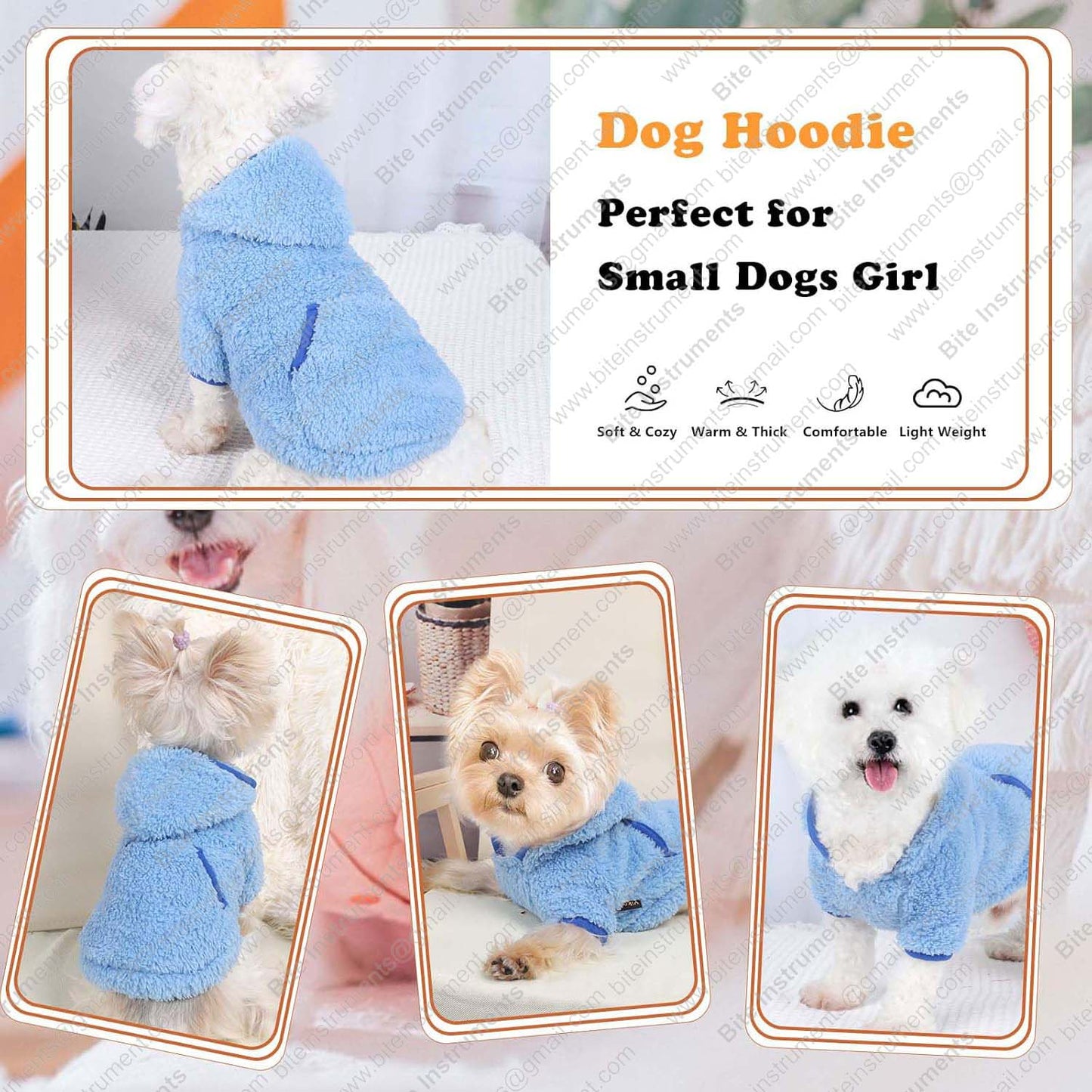 Dog Sweater – Warm Fleece Pet Coat | Bite Instruments