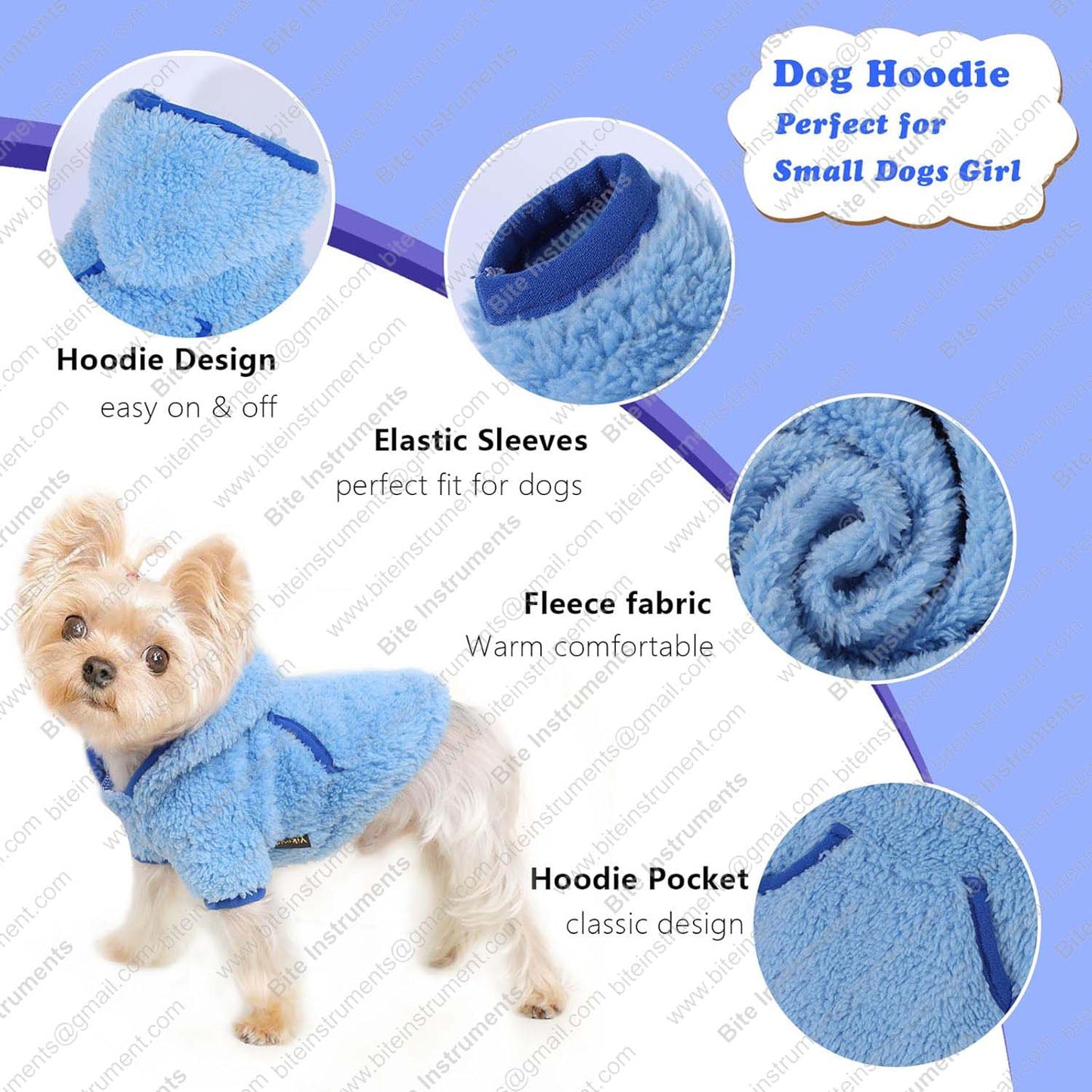 Dog Sweater – Warm Fleece Pet Coat | Bite Instruments