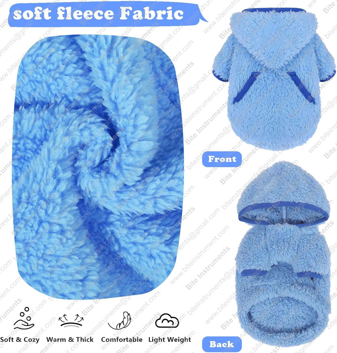Dog Sweater – Warm Fleece Pet Coat | Bite Instruments