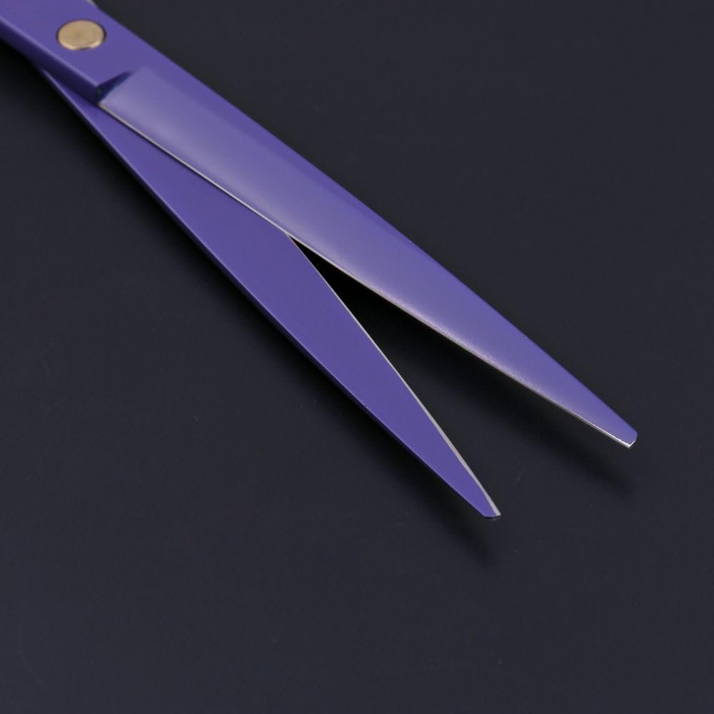 Purple Dragon Professional 8.0-inch Dog Grooming Scissors Set - Straight, Curved & Chunker Shears