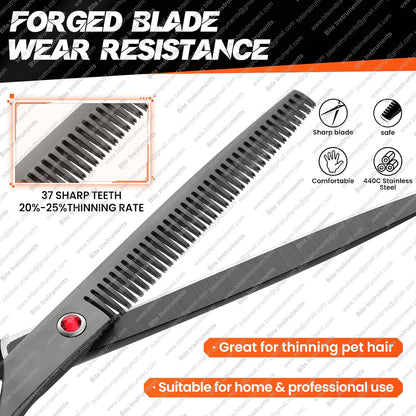 Bite Instruments 37 Teeth Dog Grooming Thinning Shears – Japanese Steel