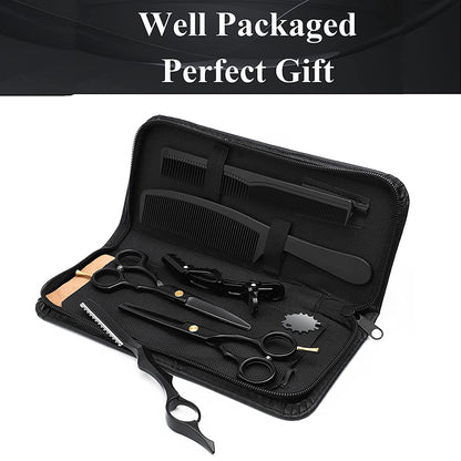 Bite Instruments Professional Hair Cutting Kit 6Piece Hairdressing Shears & Scissors Set